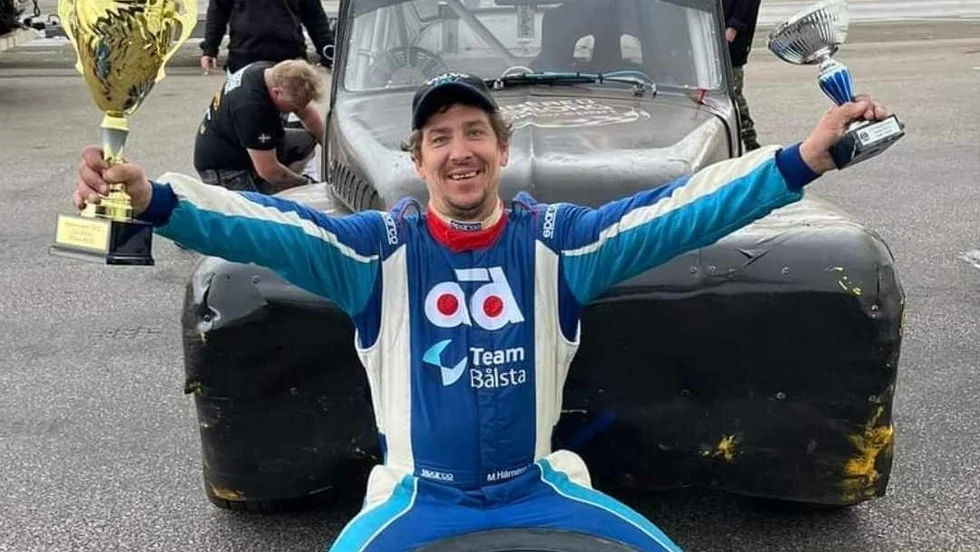 Mattias Härnered vann sista deltävlingen i supercupen och tog silver. 