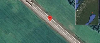 Stopp på E4 på grund av singelolycka med en personbil