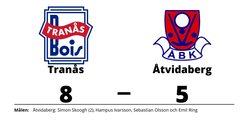 Tranås BoIS vann mot Åtvidabergs BK