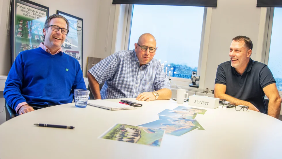 För två år sen berättade tre av delägarna i Gyllene Stranden – Peter Borg, Per Möllerström och Sören Ruthström – om sina planer för Sandvikens camping. Nu har bolaget sålt vidare sitt projekt.