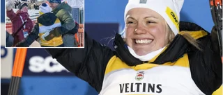 Segerkramen: "Speciellt att få dela den här dagen med dem" • Historisk seger för Ribom