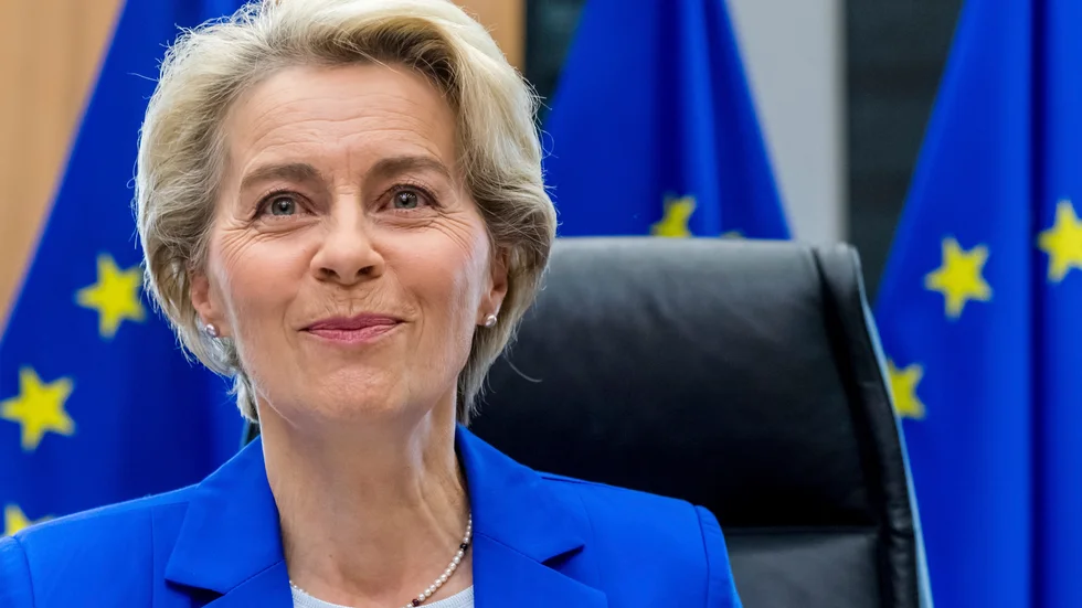 EU-kommissionens Ursula von der Leyen är mycket nöjd över kvoteringsdirektivet.