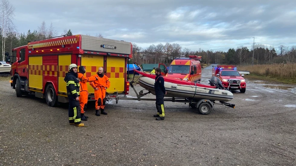 Flera enheter från räddningstjänsten larmades ut till Danvikshagen.
