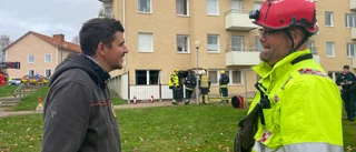Michal upptäckte branden: "Jag försökte gå in själv men det var så mycket rök där inne"