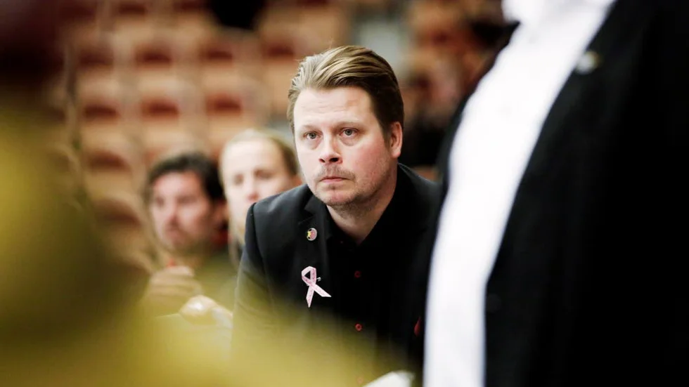 Laddat möte. Fredrik Glader och Leif Boork har rensat luften.