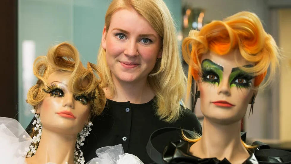 BÄST. Frisören Olivia Jonsson tränade varje dag i ett halvår för att nå målet – att vinna SM för andra året i rad.