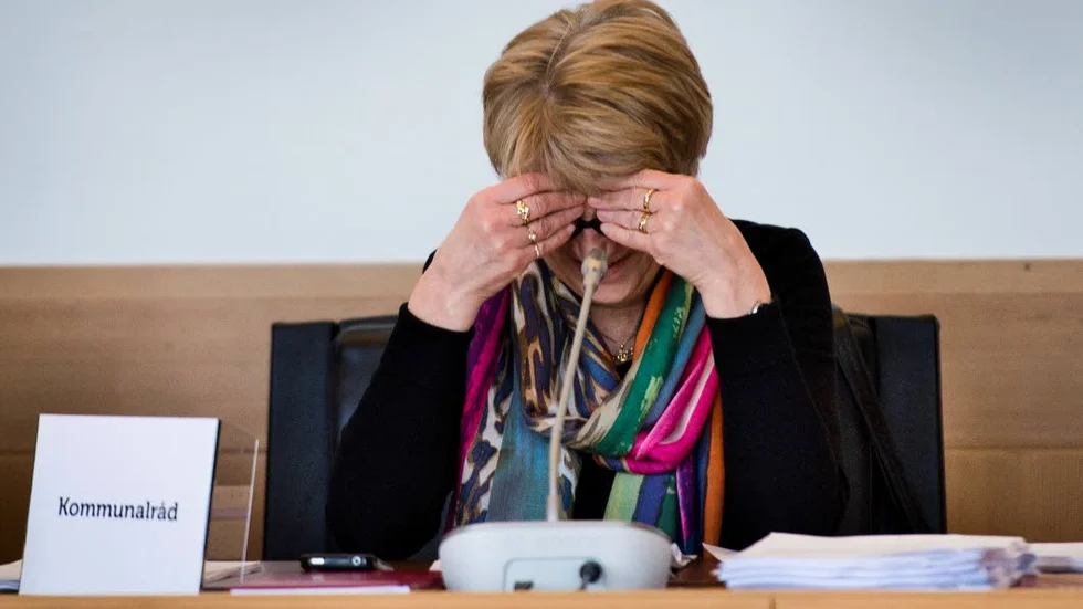 BEKYMMER. Kristina Zakrisson blir bekymrad över invånarnas låga betyg till den kommun som hon styr över.