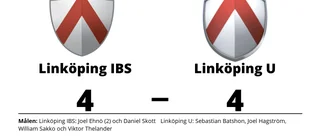 Delad pott när Linköping IBS tog emot Linköping U