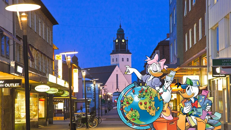 Kalle Anka och hans vänner ska på äventyr i Skellefteå.