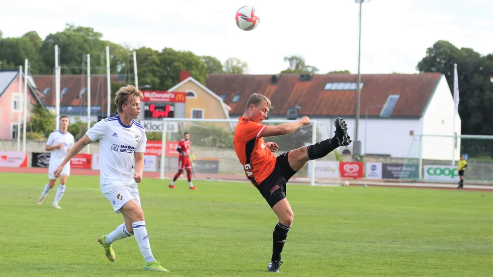 Samuel Johansson skadade sig i bortamatchen mot IFK Eskilstuna.