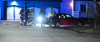 Räddningspådrag efter larm om bilbrand