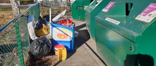 Skräpvandaler vid Stenhamra   