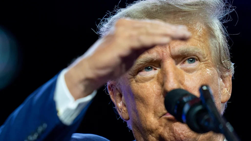 USA:s tidigare president Donald Trump talar på den årliga konservativa konferensen CPAC.
