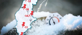 Svinkallt på Gotland – här var det kallast i morse