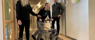 Kornelia, 13, föddes med hjärnskada – blir sista patienten