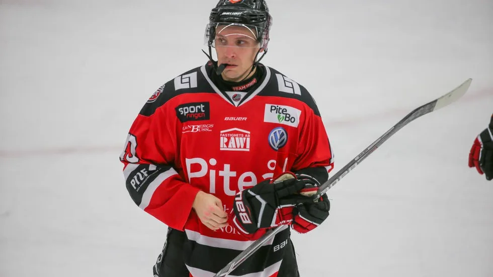 Magnus Isaksson gjorde 1-0-målet mot Enköping i den andra perioden.