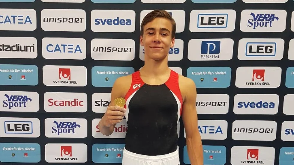 Lulegymnasternas Marcus Stenberg fortsätter visa prov på sin talang.