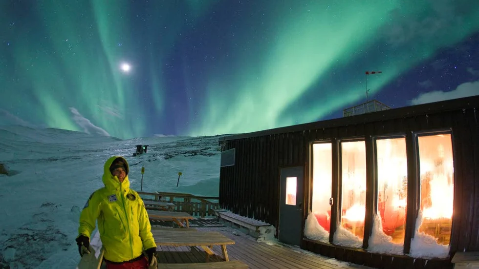 GRÖNT GULD. Norrskenet är den största anledningen till turistnäringens tillväxt på vintern.