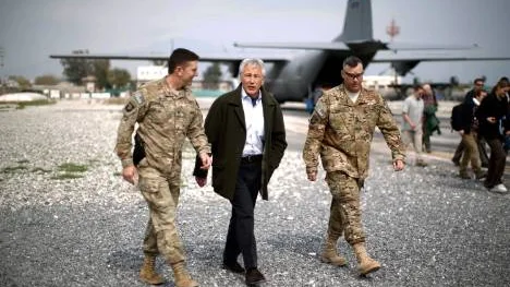 USA:s nye försvarsminister Chuck Hagel besökte nyligen Afghanistan.