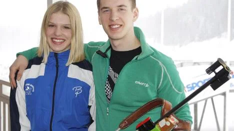Amanda Lundström och Linus Karlsson.foto: anders hjortenklev