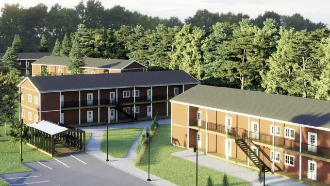 Planerat byggande som inte blir av. 