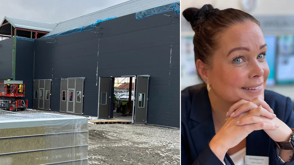 Sofia Carlzon är vd för Magiska hem som blir en av hyresgästerna i Svarvaren 2 som just nu byggs på Lärkträdsvägen. Hon hoppas vara på plats där den 1 februari. "Vi är trångbodda på Westmans väg", konstaterar hon.