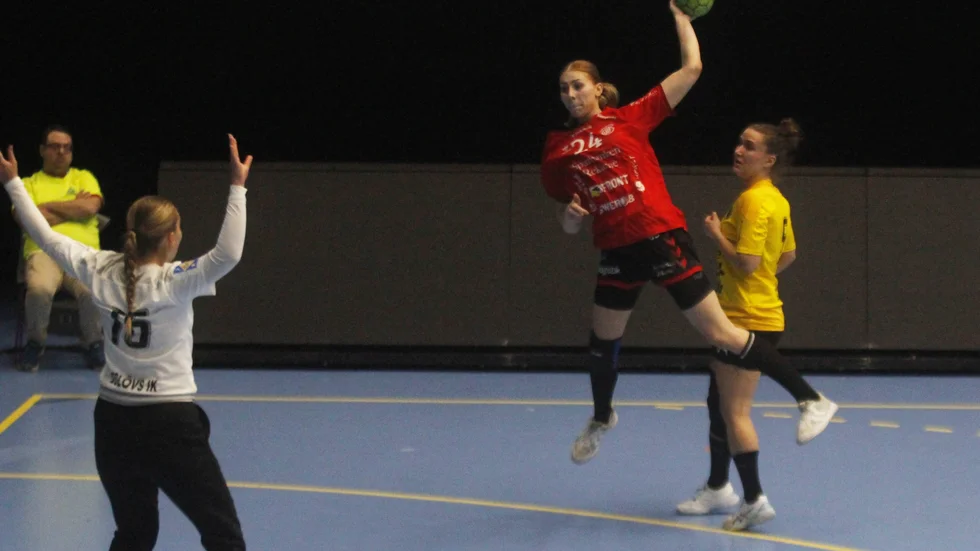 Maja Brokvist stod för två viktiga mål i slutskedet i segermatchen mot Eslöv.