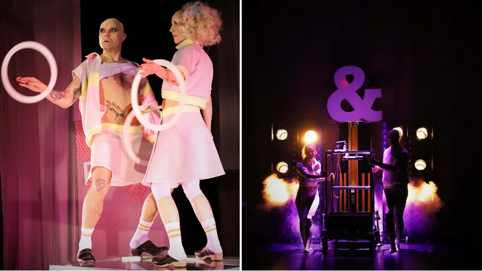 Cirkusartisterna David Eriksson och Fouzia "Fofo" Rakez tar med publiken på en personlig och annorlunda resa på Teater Bråddgatan 34 i Norrköping.