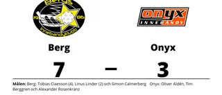 Berg slog Onyx på hemmaplan