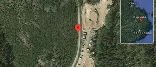 Fallna träd skapar problem i trafiken på väg 1072