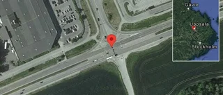 Stora störningar i trafiken på väg 55