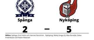 Nyköping ryckte i sista perioden och vann mot Spånga