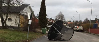 Flygande (studs)matta på vift i Strängnäs
