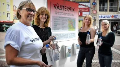 Agneta Abrahamsson, Inflyttarservice, Annika Boman, Västervik Framåt, Christina Larsson, Västervik Framåt, Eva Hamilton, Bostadsbolaget kommer att locka fler invånare till kommunen under de kommande veckorna. Foto: Anders Steiner
