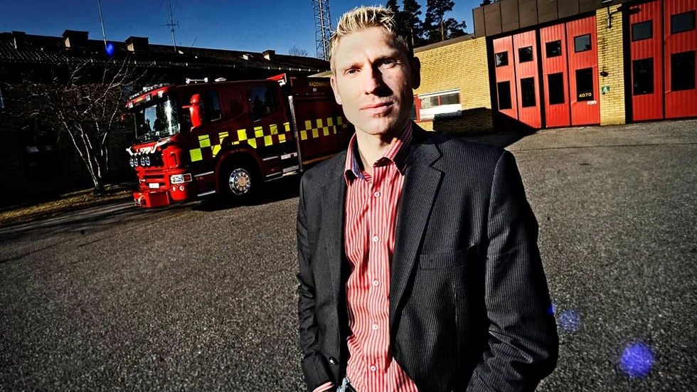 Lugnar. Räddningschefen Joakim Jansson säger att tredje person inte ska drabbas av konflikten.