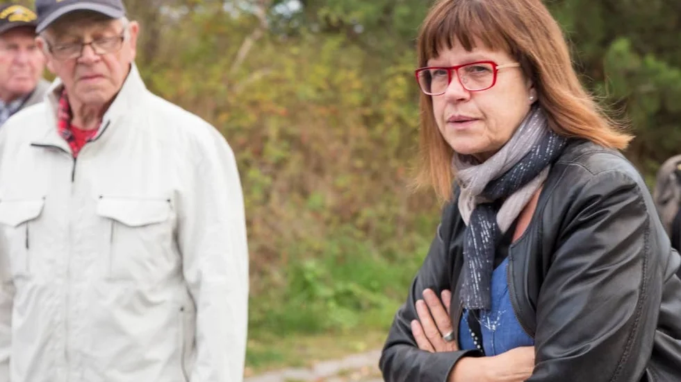 Flyttar. Ingrid Hogman tror inte att hon kommer att bo kvar om lägenheterna byggs.