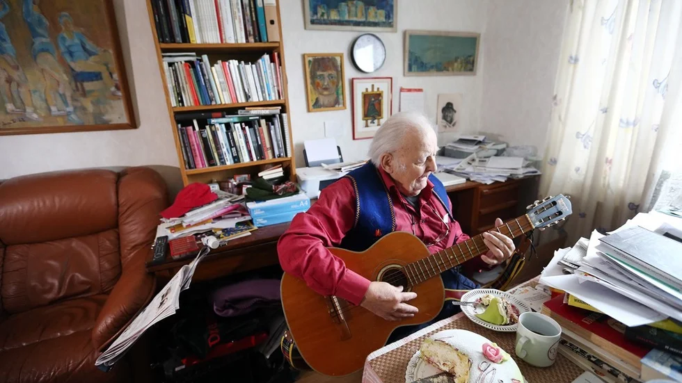 Sven Wernström, 90 år.