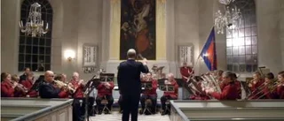 Välkänd hornmusikkår på besök