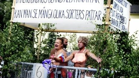 Dagens mest avklädda ekipage vann tredjepriset. Foto: Lisa Olaison
