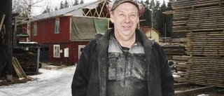 Högtryck på sågverket i Gladhammar