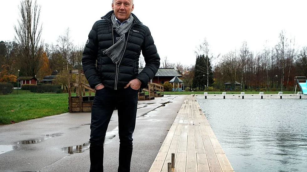 Hovlöpare. Michael Thorén var följeslagare åt Danmarks kronprins Fredrik under Lidingöloppet.