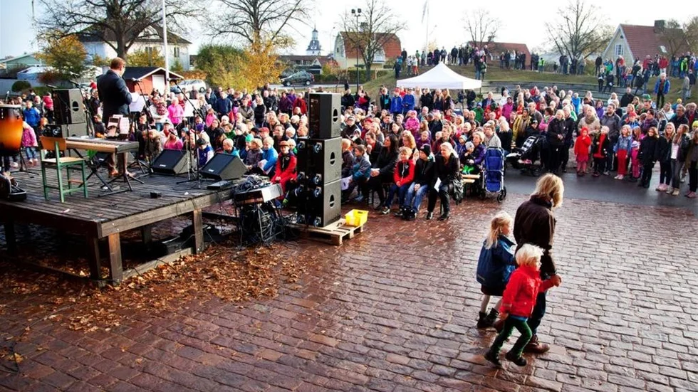 Det bjöds på vint väder på Mariebergsskolan firade 100 år.