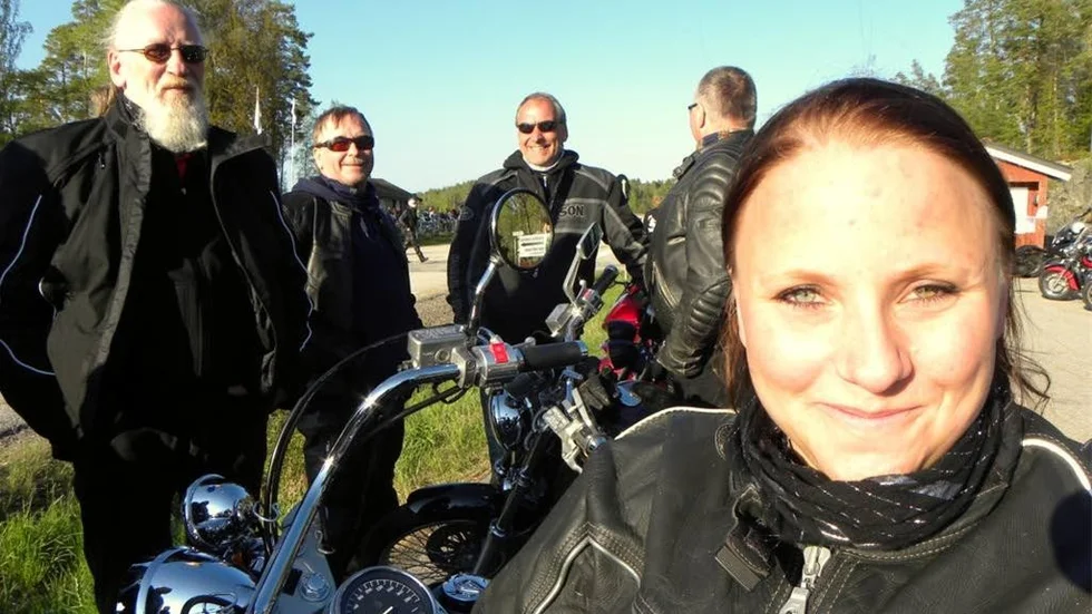 Sara Claesson, med i Meza MC i Edsbruk, har äntligen fått komma ut.