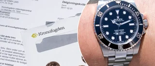 Gotlänning dömdes för grovt rån – nu tar kronofogden hans klocka • Stal vapen och bajonett från äldre man