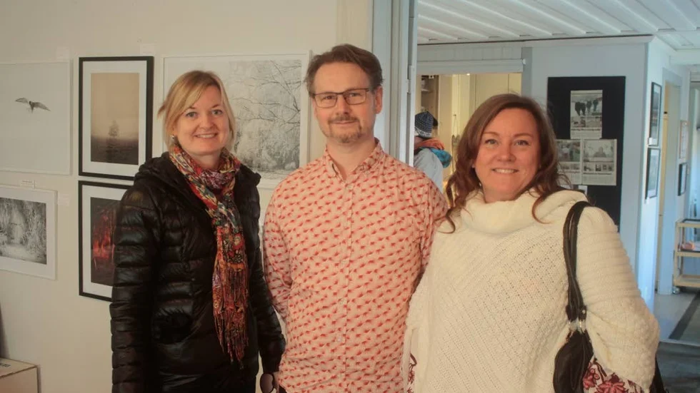 Tv. Carola Rydh, mitten. Göran Sollfors. Th. Stina Bengtson.