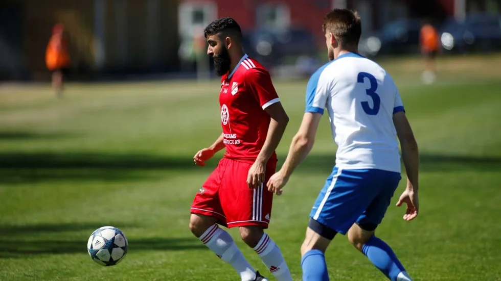 Roni Burhan Tanrikulu gjorde båda Håbos mål mot Franke.