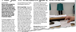 Valet gäller inte regering eller kommunstyrelse