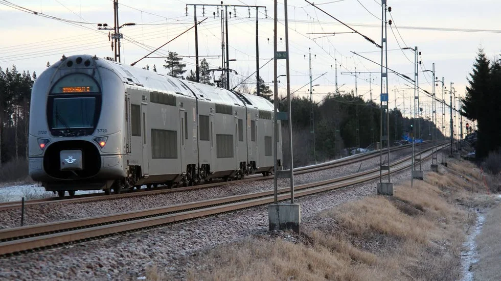 Det råder stopp i tågtrafiken mellan Västerås och Enköping på grund av en olycka. Arkivbild.