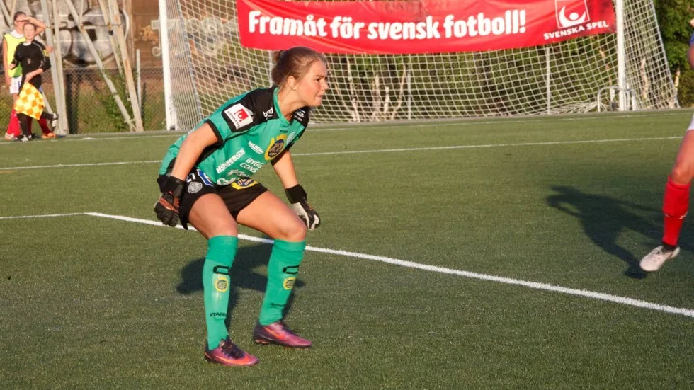 Ronja Andersson höll nollan för första gången.