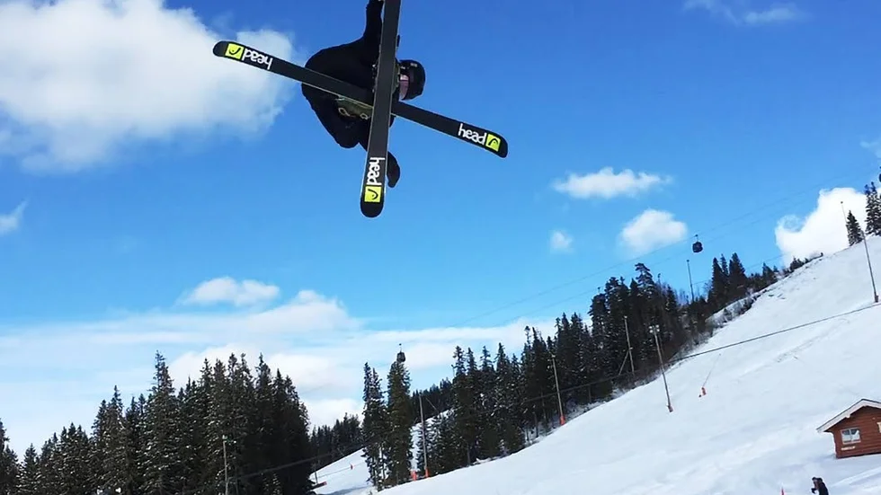 Finalklar. Isak Stenberg från Enköping stod för ett fint kvalåk och tog sig till final i Slopestyle.